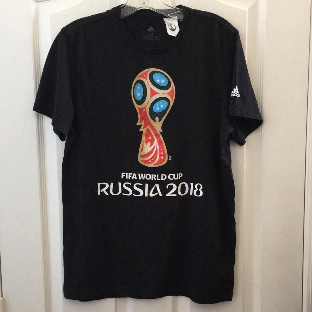 FINAL MARKDOWN Adidas FIFA World Cup Russia 2018 tee shirt medium